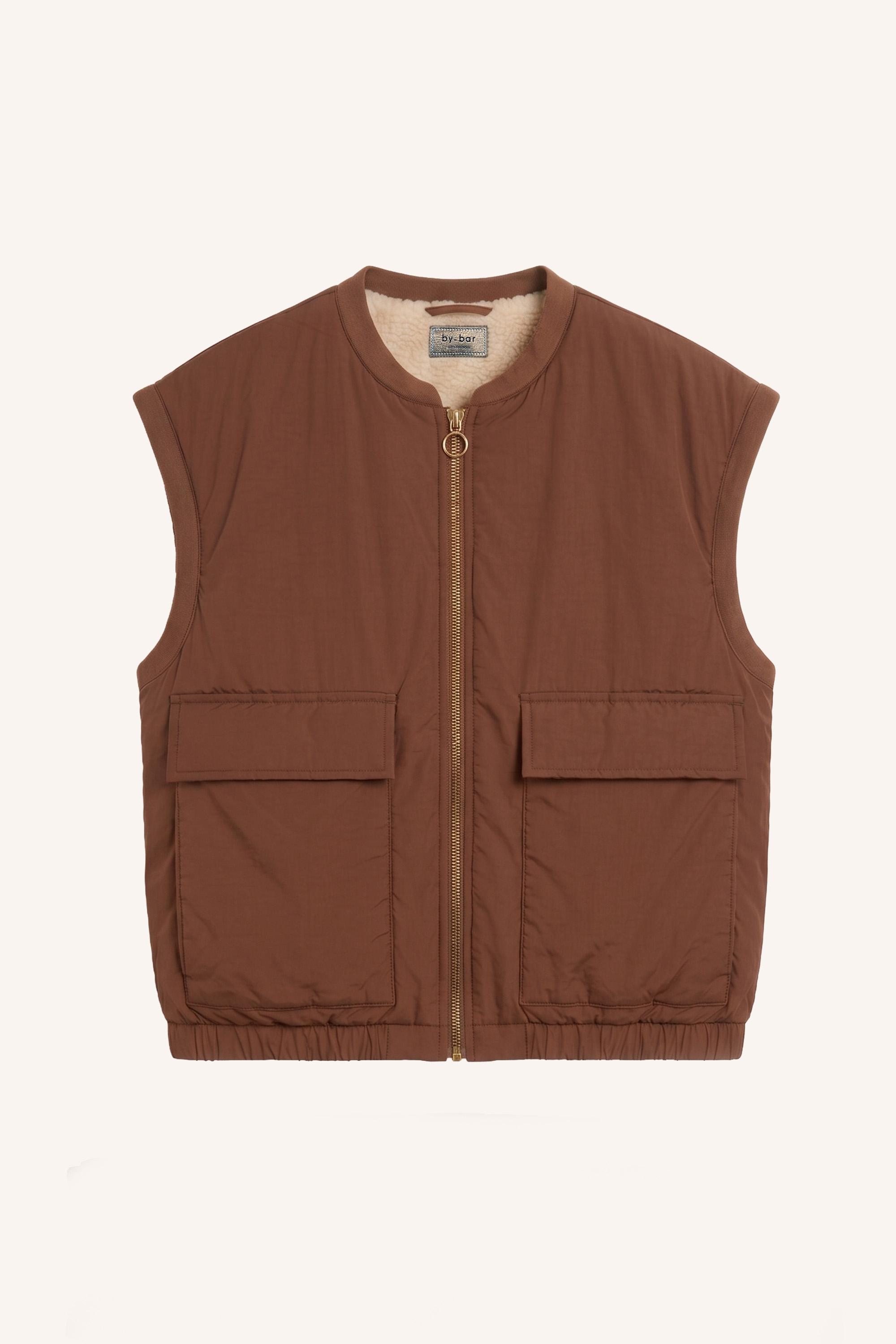 By-Bar Gio Sleeveless Jacket Hazel Damen Weste braun